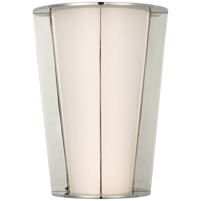 Visual Comfort Signature BBL 2190PN-WG LED Wall Sconce, Polished Nickel