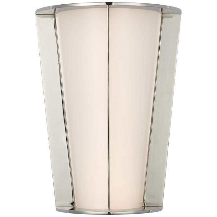 Visual Comfort Signature BBL 2190PN-WG LED Wall Sconce, Polished Nickel