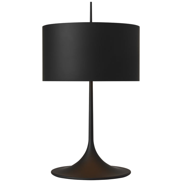 Visual Comfort Signature BBL 3301BLK-BLK LED Table Lamp, Matte Black