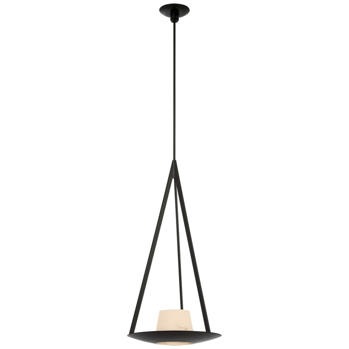 Visual Comfort Signature BBL 5165MI-ALB LED Pendant, Modern Iron