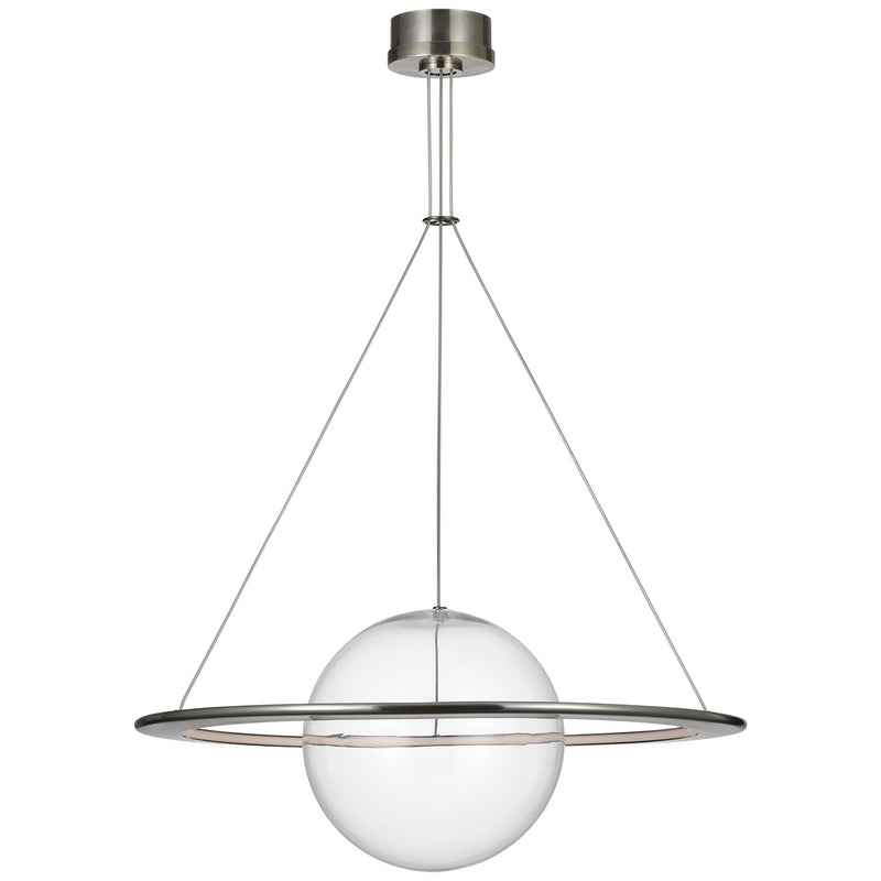 Visual Comfort Signature BBL 5167PWT-CG LED Chandelier, Pewter