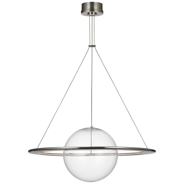 Visual Comfort Signature BBL 5167PWT-CG LED Chandelier, Pewter