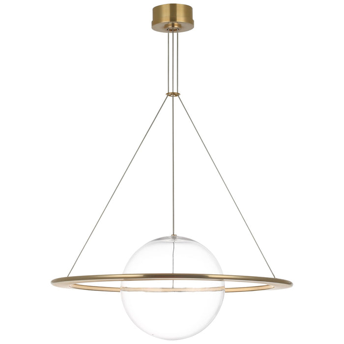 Visual Comfort Signature BBL 5167SB-CG LED Chandelier, Soft Brass