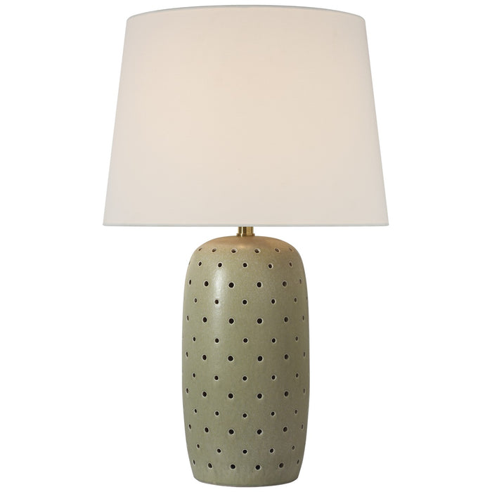 Visual Comfort Signature CHA 8624DSM-L LED Table Lamp, Dusted Mint