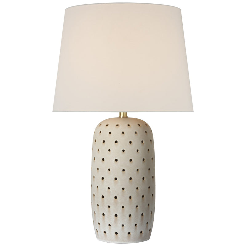 Visual Comfort Signature CHA 8624DST-L LED Table Lamp, Dusted Stone