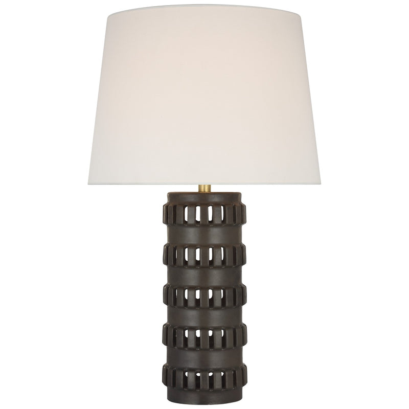 Visual Comfort Signature CHA 8630DSC-L LED Table Lamp, Dusted Cocoa