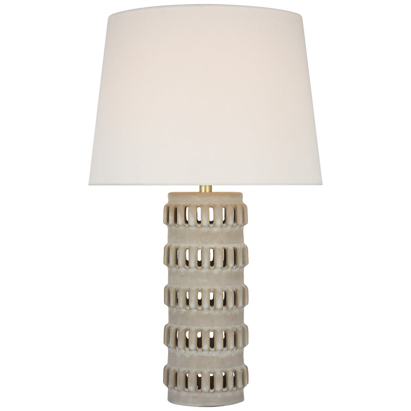 Visual Comfort Signature CHA 8630DST-L LED Table Lamp, Dusted Stone