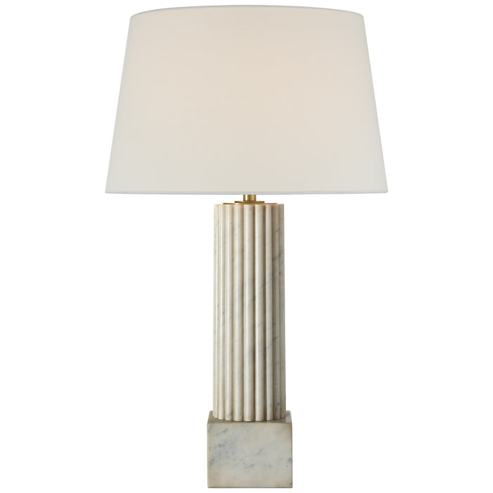 Visual Comfort Signature CHA 8680VTC-L LED Table Lamp, Vintage Carrara