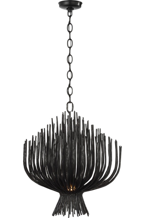 Visual Comfort Signature CHC 5138AI LED Chandelier, Aged Iron