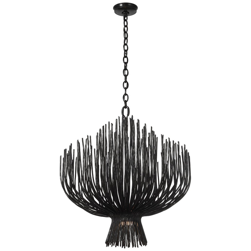 Visual Comfort Signature CHC 5139AI LED Chandelier, Aged Iron