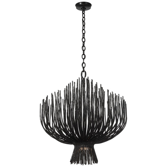 Visual Comfort Signature CHC 5139AI LED Chandelier, Aged Iron