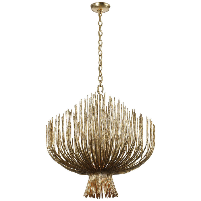 Visual Comfort Signature CHC 5139GI LED Chandelier, Gilded Iron