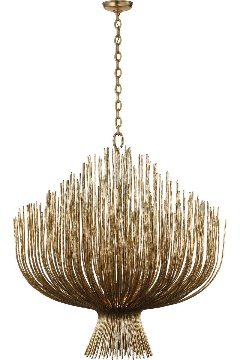 Visual Comfort Signature CHC 5140GI LED Chandelier, Gilded Iron