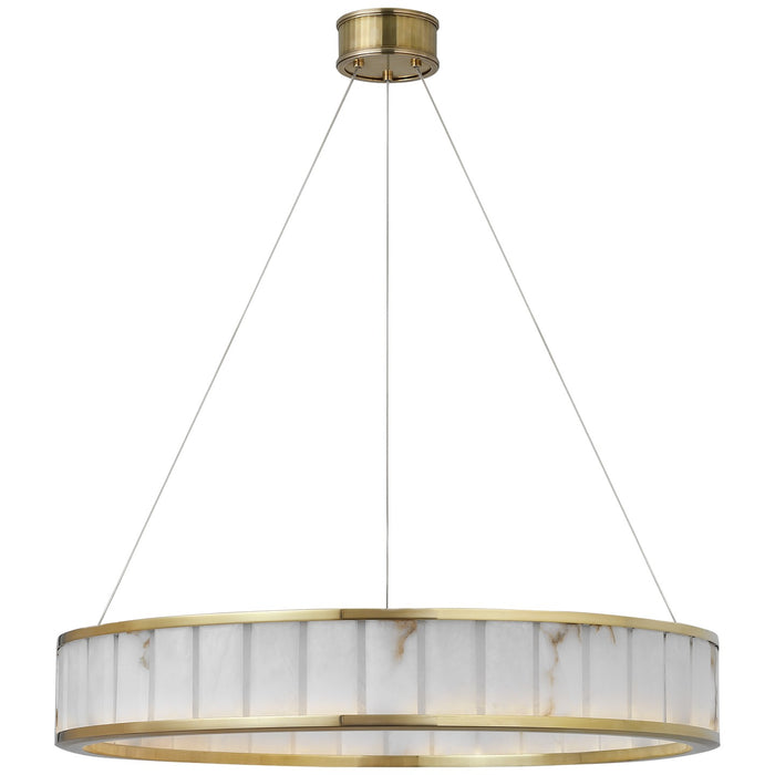 Visual Comfort Signature CHC 5800AB-ALB LED Chandelier, Antique-Burnished Brass