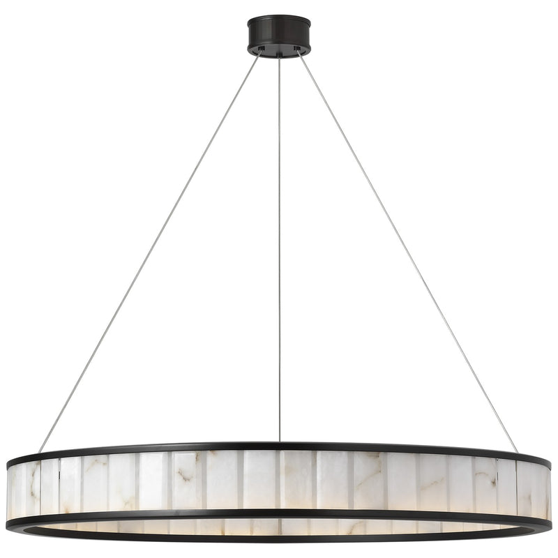 Visual Comfort Signature CHC 5801MI-ALB LED Chandelier, Modern Iron