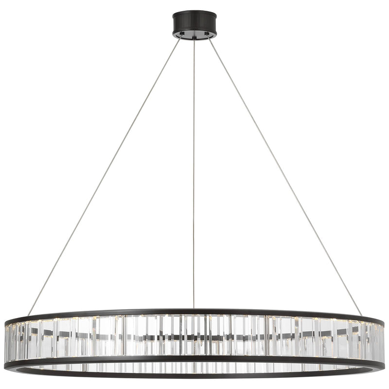 Visual Comfort Signature CHC 5801MI-CG LED Chandelier, Modern Iron