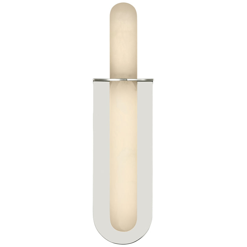 Visual Comfort Signature KW 2004PN-ALB LED Wall Sconce, Polished Nickel