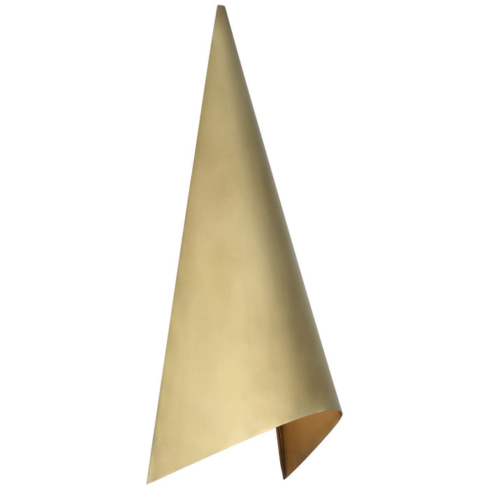 Visual Comfort Signature KW 2636AB LED Wall Sconce, Antique-Burnished Brass