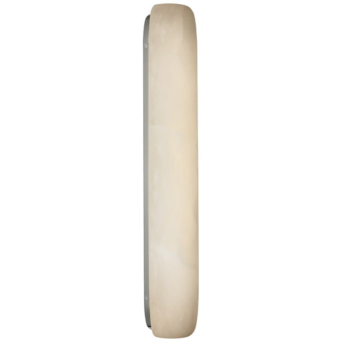 Visual Comfort Signature KW 2671ALB/PN LED Wall Sconce, Alabaster and Polished Nickel