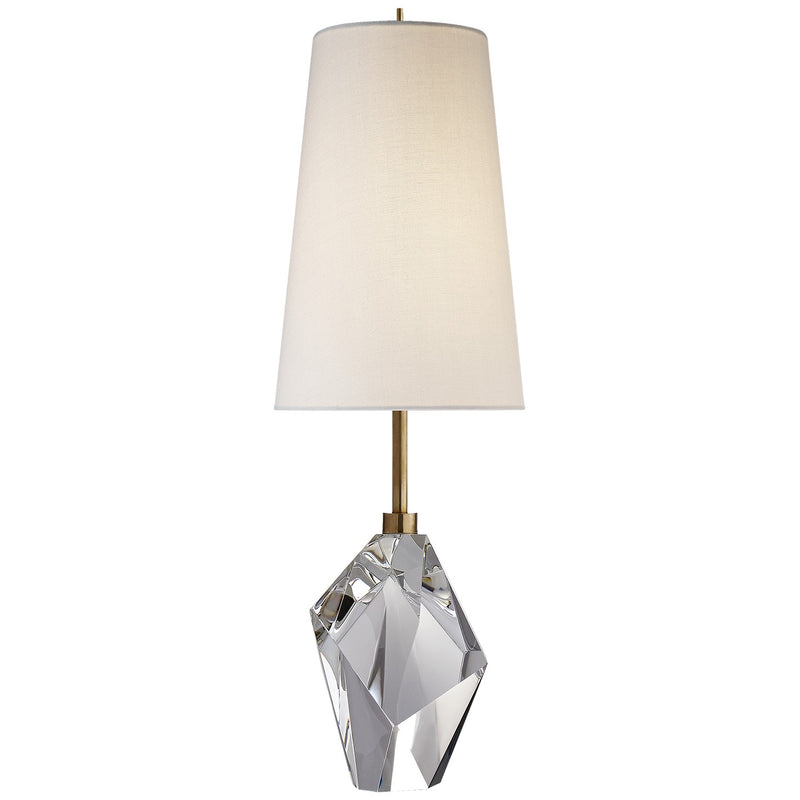 Visual Comfort Signature KW 3012CG-L-CL LED Table Lamp, Crystal