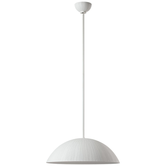 Visual Comfort Signature KW 5040PW-WG LED Pendant, Plaster White