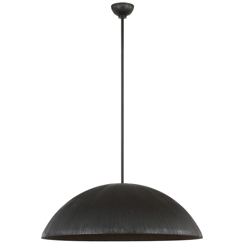 Visual Comfort Signature KW 5041AI-WG LED Pendant, Aged Iron