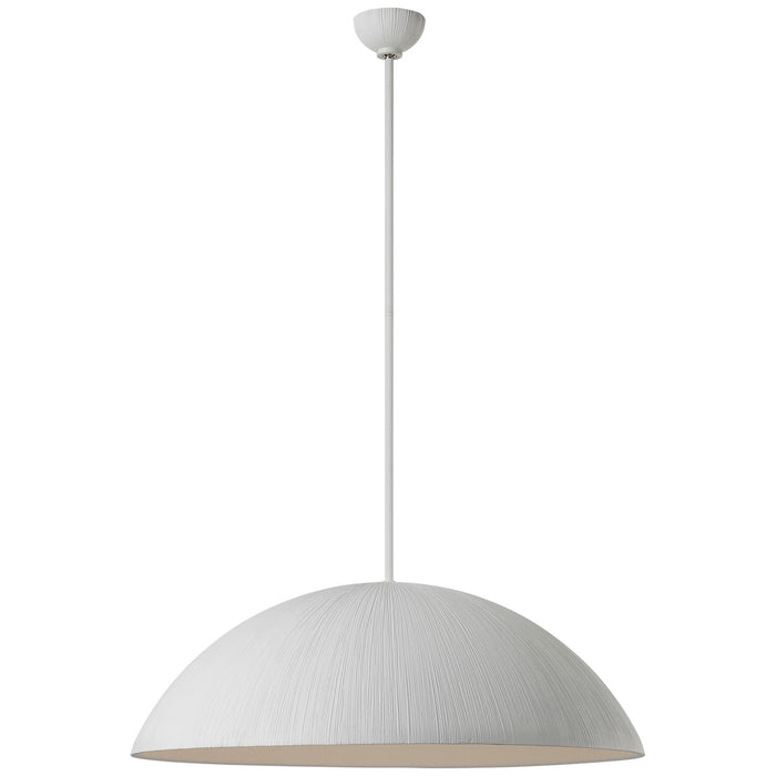 Visual Comfort Signature KW 5041PW-WG LED Pendant, Plaster White