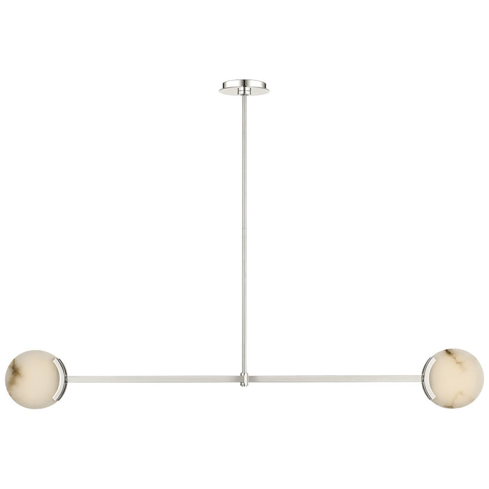 Visual Comfort Signature KW 5604PN-ALB LED Pendant, Polished Nickel