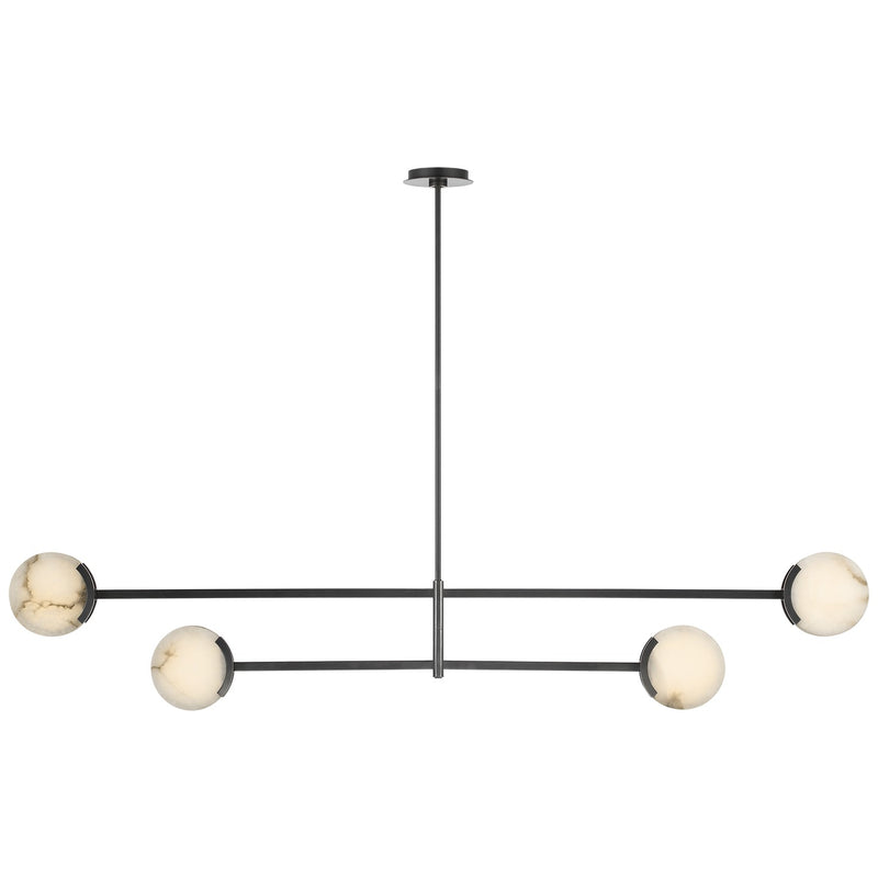 Visual Comfort Signature KW 5608BZ-ALB LED Chandelier, Bronze