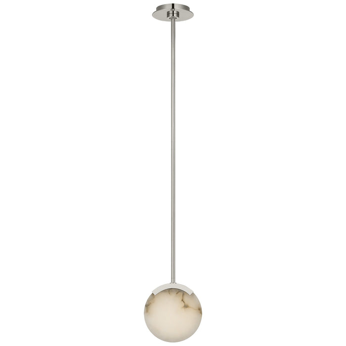 Visual Comfort Signature KW 5611PN-ALB LED Pendant, Polished Nickel