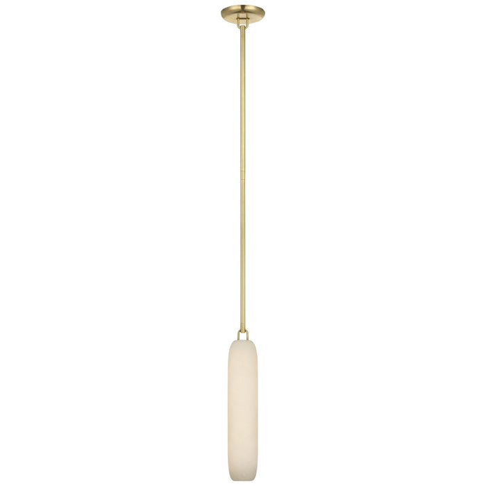 Visual Comfort Signature KW 5902AB-ALB LED Pendant, Antique-Burnished Brass