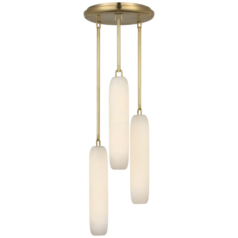 Visual Comfort Signature KW 5910AB-ALB LED Pendant, Antique-Burnished Brass