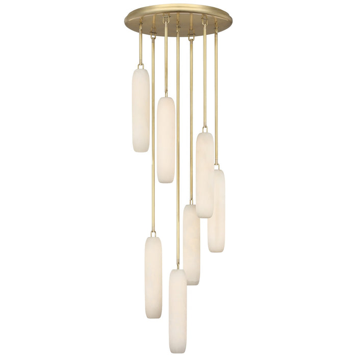 Visual Comfort Signature KW 5912AB-ALB LED Pendant, Antique-Burnished Brass