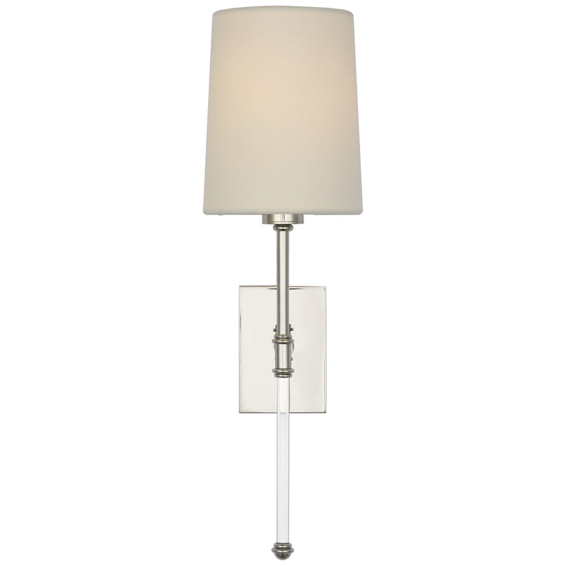 Visual Comfort Signature SK 2014PN-L LED Wall Sconce, Polished Nickel
