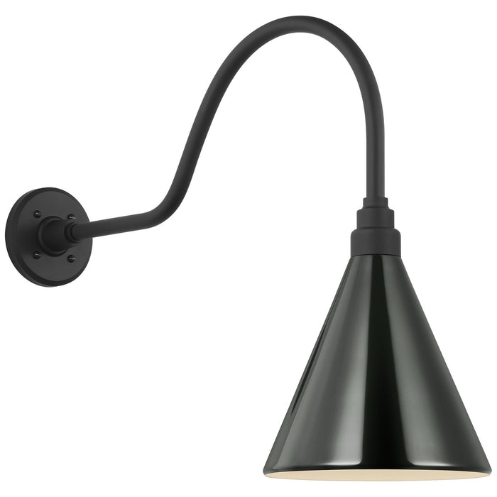 Visual Comfort Signature TOB 2802MBK/S10-G LED Barn Light, Matte Black