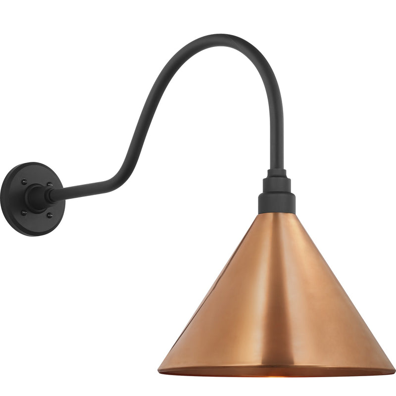 Visual Comfort Signature TOB 2802MBK/S11-SC LED Barn Light, Matte Black