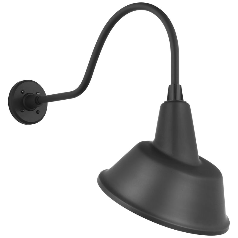 Visual Comfort Signature TOB 2802MBK/S3-MBK LED Barn Light, Matte Black