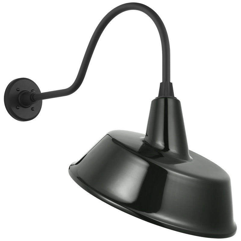 Visual Comfort Signature TOB 2802MBK/S4-G LED Barn Light, Matte Black