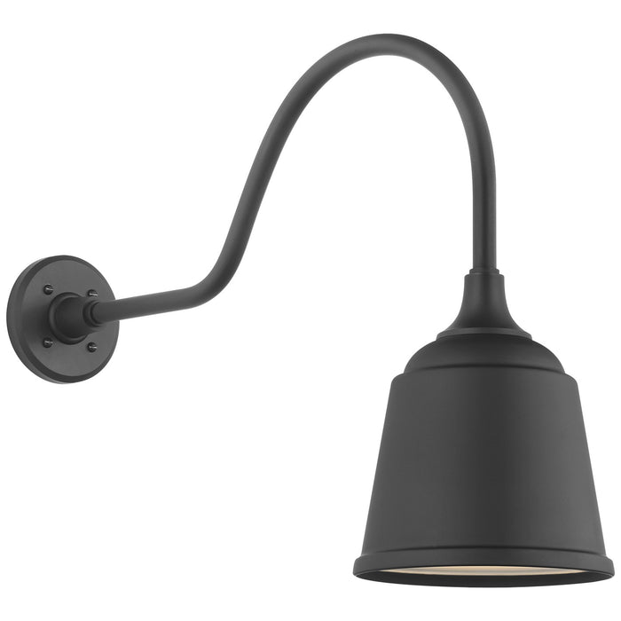 Visual Comfort Signature TOB 2802MBK/S5-MBK LED Barn Light, Matte Black