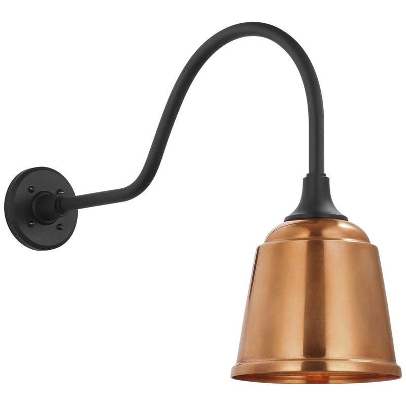 Visual Comfort Signature TOB 2802MBK/S5-SC LED Barn Light, Matte Black