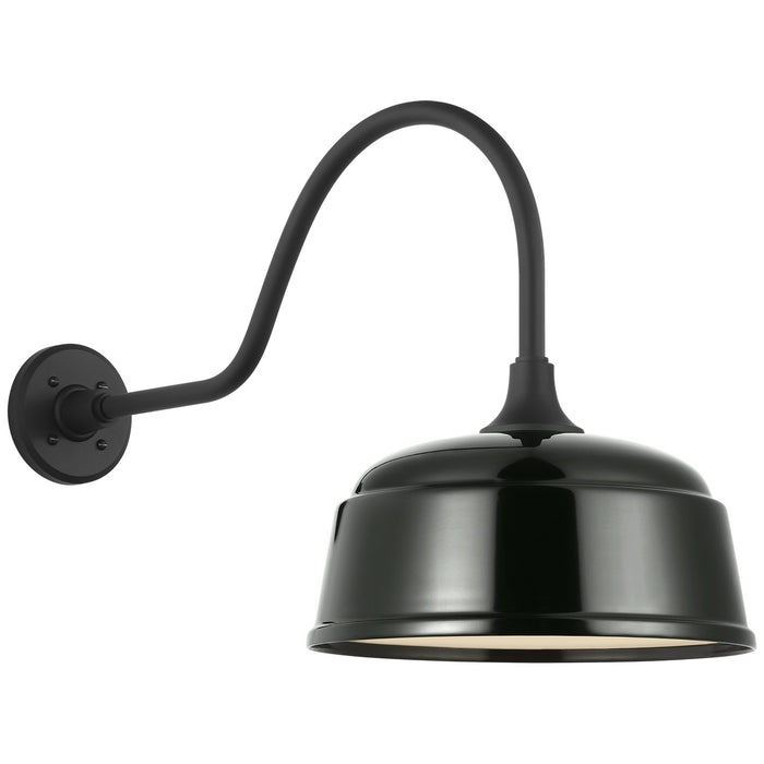 Visual Comfort Signature TOB 2802MBK/S6-G LED Barn Light, Matte Black