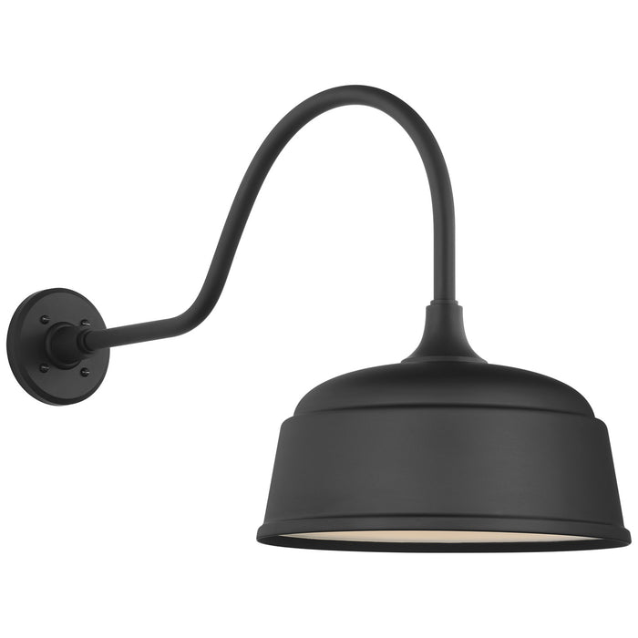 Visual Comfort Signature TOB 2802MBK/S6-MBK LED Barn Light, Matte Black