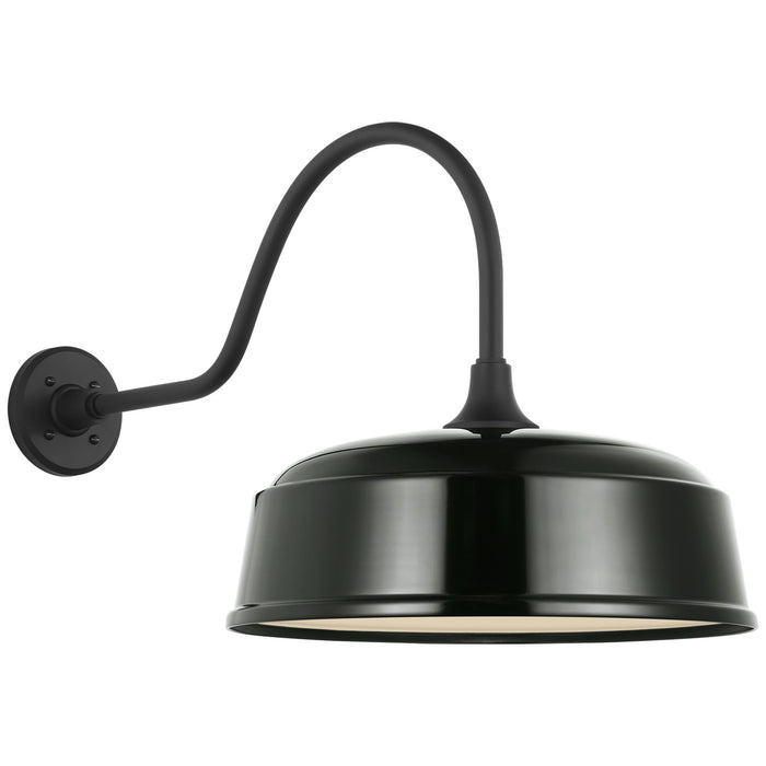 Visual Comfort Signature TOB 2802MBK/S7-G LED Barn Light, Matte Black