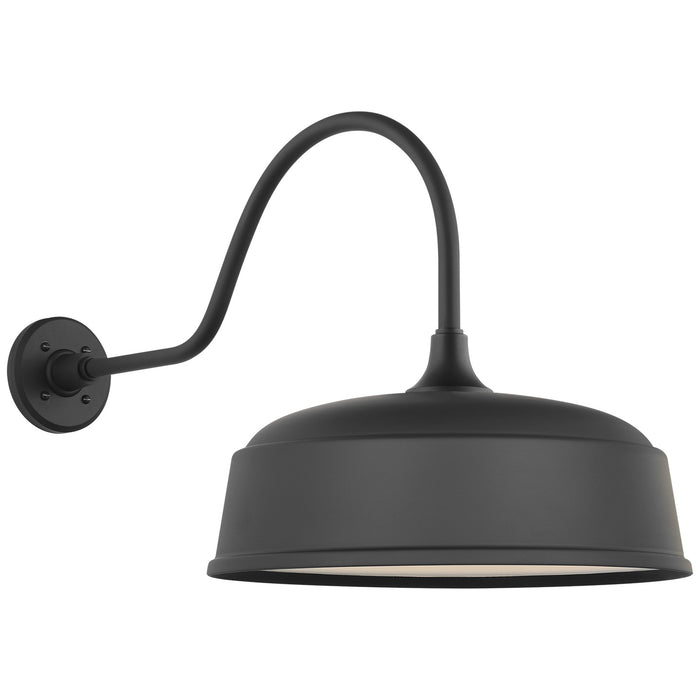 Visual Comfort Signature TOB 2802MBK/S7-MBK LED Barn Light, Matte Black
