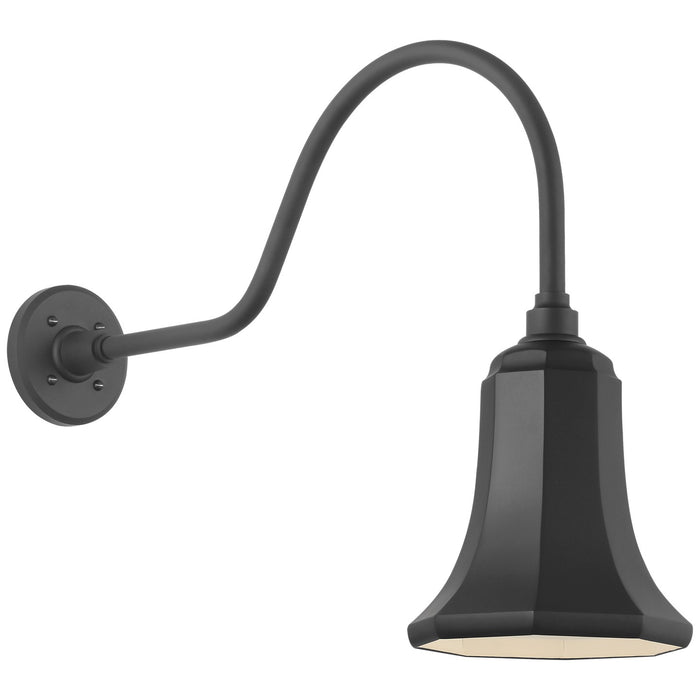 Visual Comfort Signature TOB 2802MBK/S8-MBK LED Barn Light, Matte Black