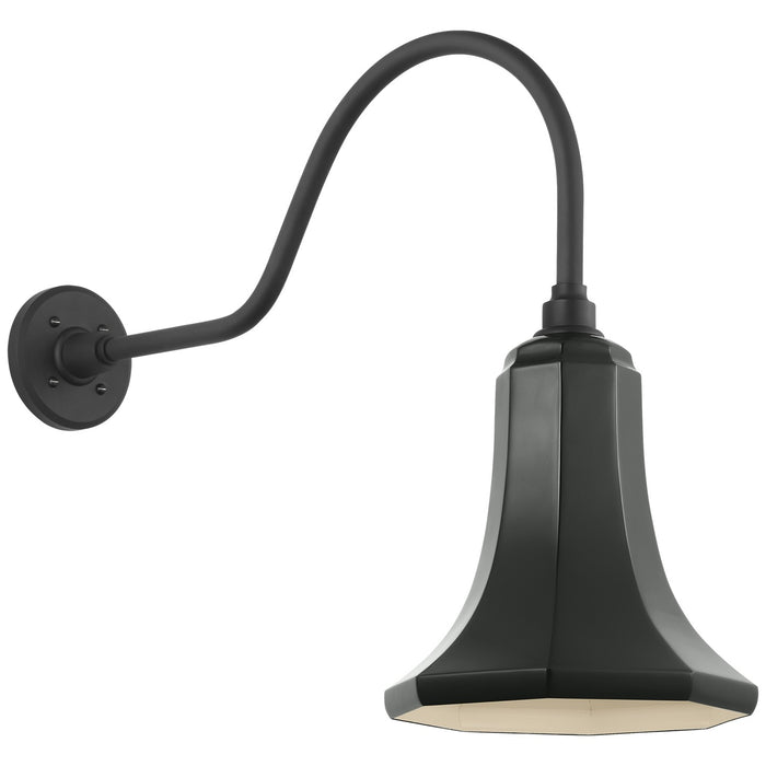 Visual Comfort Signature TOB 2802MBK/S9-G LED Barn Light, Matte Black