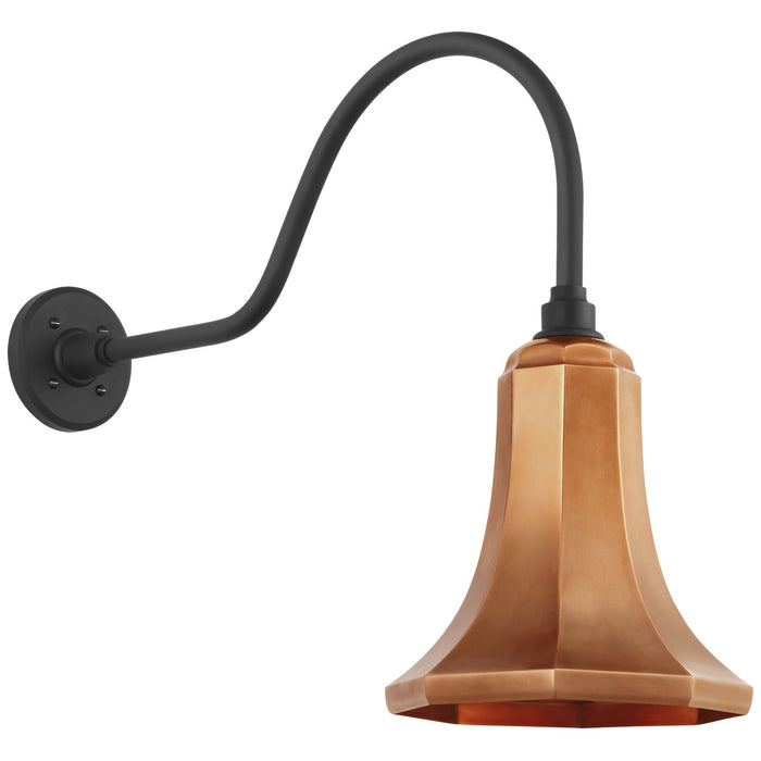 Visual Comfort Signature TOB 2802MBK/S9-SC LED Barn Light, Matte Black