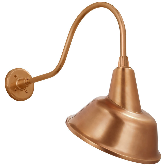 Visual Comfort Signature TOB 2802SC/S3-SC LED Barn Light, Soft Copper