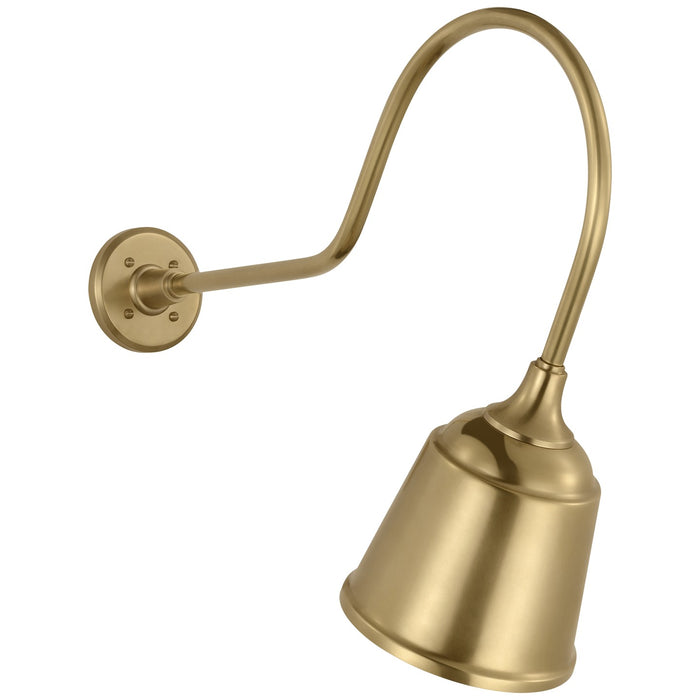 Visual Comfort Signature TOB 2803HAB/S5-HAB LED Barn Light, Hand-Rubbed Antique Brass