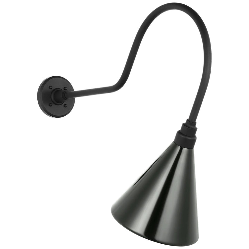 Visual Comfort Signature TOB 2803MBK/S10-G LED Barn Light, Matte Black